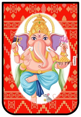 Happy Ganesha Chaturthi Posters to print and decorate Puja Pandal or Ganpati Celebration at Home