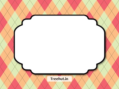 Argyle Free Printable Labels, 3x4 inch Name Tag