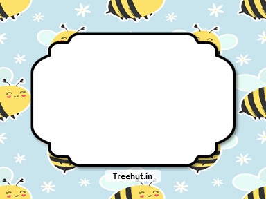 Bugs Free Printable Labels, 3x4 inch Name Tag