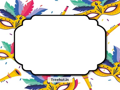 Carnival Free Printable Labels, 3x4 inch Name Tag