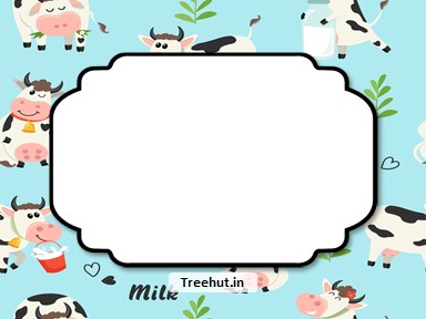Cow Free Printable Labels, 3x4 inch Name Tag