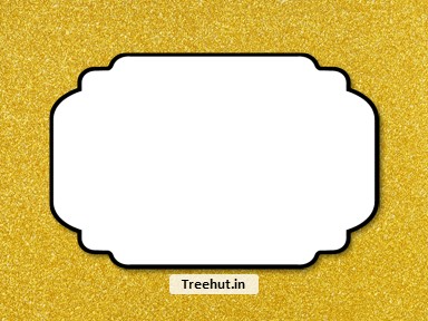 Glitter Free Printable Labels, 3x4 inch Name Tag