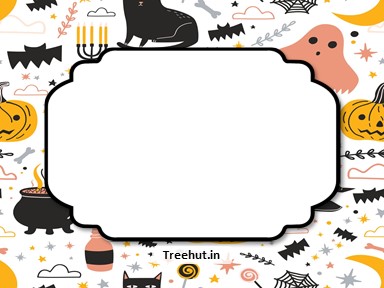 Halloween Free Printable Labels, 3x4 inch Name Tag