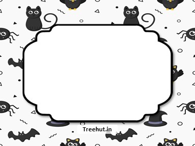 Halloween Free Printable Labels, 3x4 inch Name Tag
