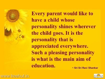 quote by sri-sri-ravi-shankar on education