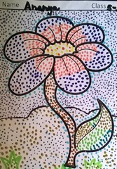 dot-art-flower by ananya lmgc lucknow