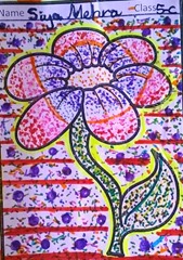 dot-art-flower by siya mehra lmgc lko