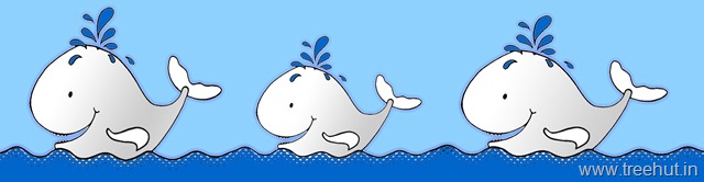 Save Blue whale Clipart
