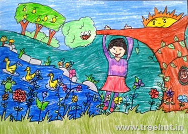 Child art by Ritwika Sinha Study Hall Lucknow India