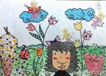 child art by Saima Siddiqui Study Hall Lucknow India