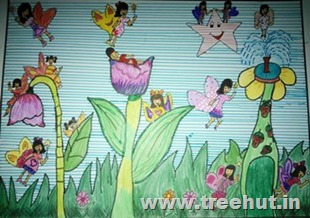 Fairies and flowers by Gaurisha Prakash