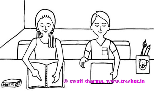 educate girl child coloring page