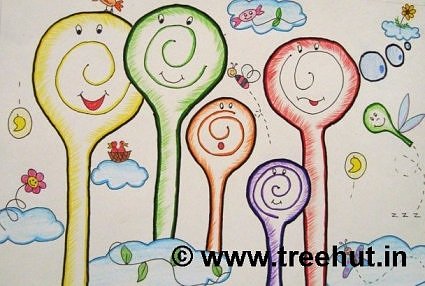 Imaginary trees for art therapy