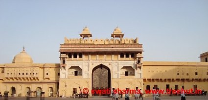 Entrance to Amer fort, Rajasthan, India