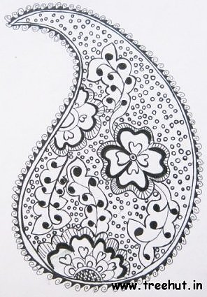 Henna pattern from Indian child Sneha Srivastava