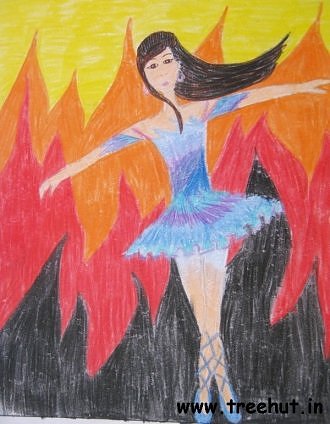 Ballerina artwork by Noor Wahid