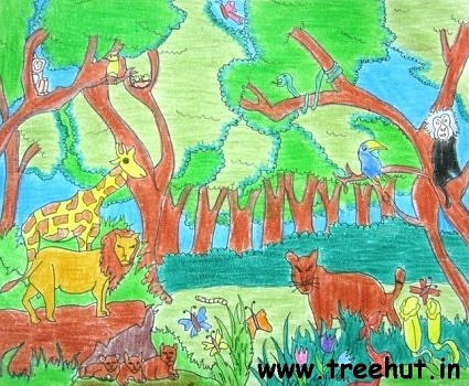 Art by child artist Anandi Pandey