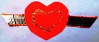 heart rakhi craft