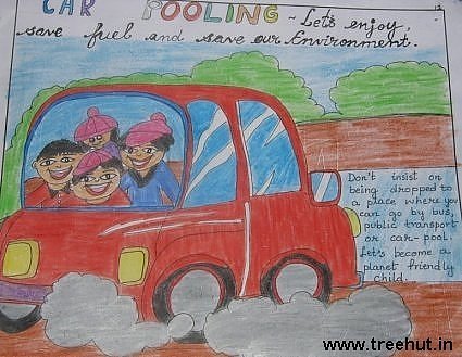 Car kids artwork by Mayank Tekwani son of Vidhi Tekwani Lucknow India