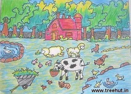 farm art by shashank bhushan lucknow india