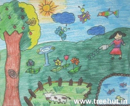 Child art by Aditi Rastogi Study Hall Lucknow India