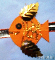 fish rakhi craft ideas for children (2)