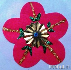 flower rakhi craft ideas 14