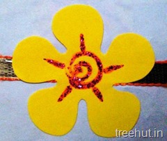 flower rakhi craft ideas 3