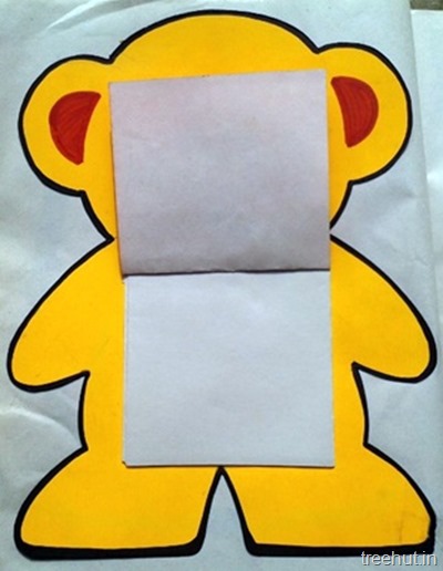 bear notepad craft for kids 2