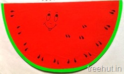 fruit notepad craft ideas watermelon slice