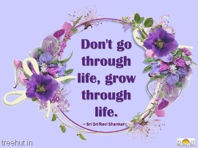 quote grow through life by-sri-sri-ravi-shankar
