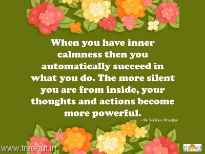 quote inner calmness by-sri-sri-ravi-shankar