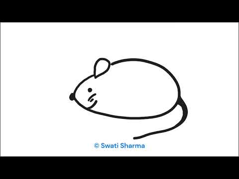 1-Minute Mouse Drawing Lesson for Kindergarteners - Creative Start to the School Year  Kindergarten Back to School Activity
