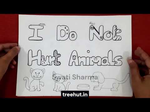 50+ Animals Drawing Ideas for Elementary School, Wildlife Week Art Ideas, National Pet Month Art