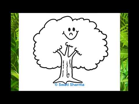 How to Draw a Cute Tree: Celebrating Arbor Day, Earth Day, and the Life Cycle of a Tree in Spring