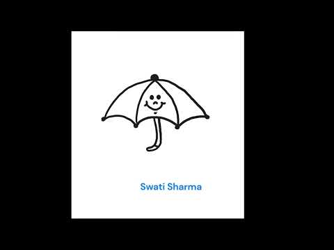 How to Draw an Umbrella Tutorial | How to draw Objects | Learn Drawing