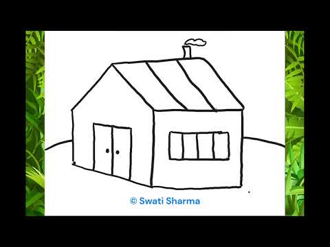 Learn to Draw a House - Summer Camp Drawing Tutorial 🏠🎨