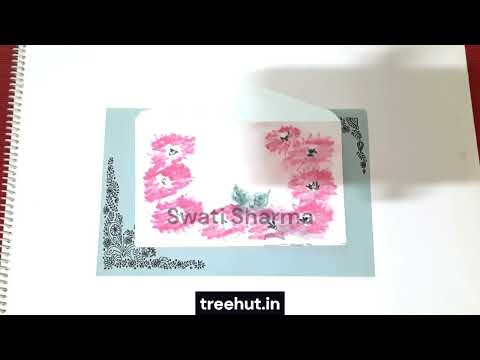 Use of Water colour Pencils in Handmade Gift Envelopes, DIY Painted Envelopes for Thoughtful Gifts