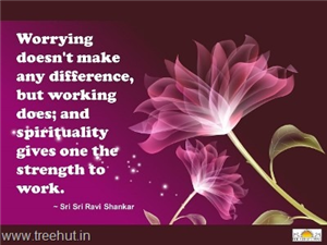 Quote on Spirituality, by Sri Sri Ravi Shankar