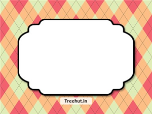 Argyle Free Printable Labels, 3x4 inch Name Tag 