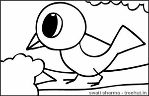 Easy Birds Coloring Pages