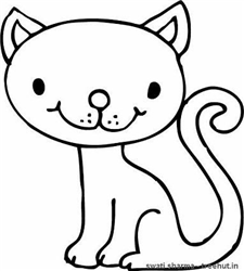 Cute Cats Coloring Page