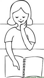 Girls Coloring Page 