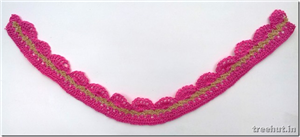 Crochet Design Idea: Pink Lace Pattern